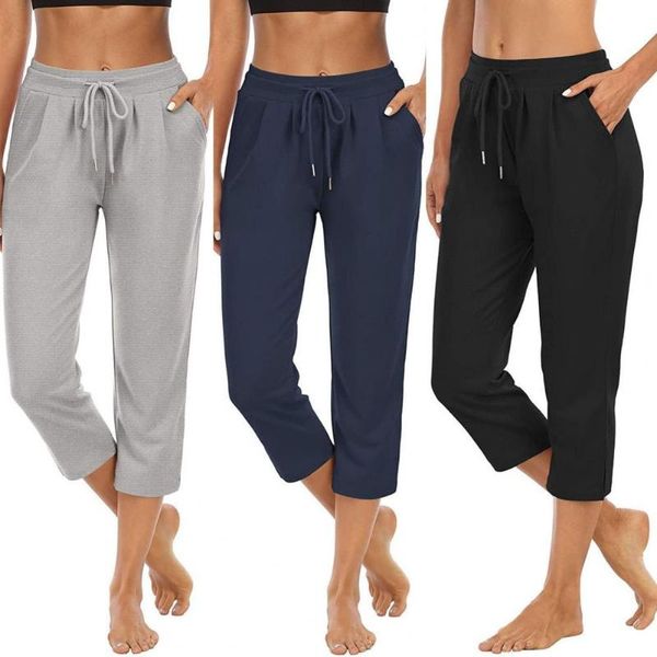 women's pants & capris summer women capri drawstring solid color all-match high waist loose 3/4 trousers casual daily female for fitnes, Black;white
women's pants & capris summer women capri drawstring solid color all-match high waist loose 3/4 trousers casual daily female for fitnes, Black;white