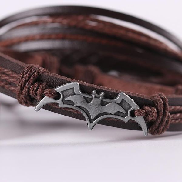 the bat bracelet men bracelet friendship bracelets leather bracelets bangles nightmare before christmas, Black
the bat bracelet men bracelet friendship bracelets leather bracelets bangles nightmare before christmas, Black