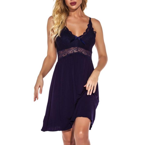 casual dresses women\u2021s fashion solid color sleeping dress v-neck lace stitching suspender sleepwear, Black;gray
casual dresses women\u2021s fashion solid color sleeping dress v-neck lace stitching suspender sleepwear, Black;gray