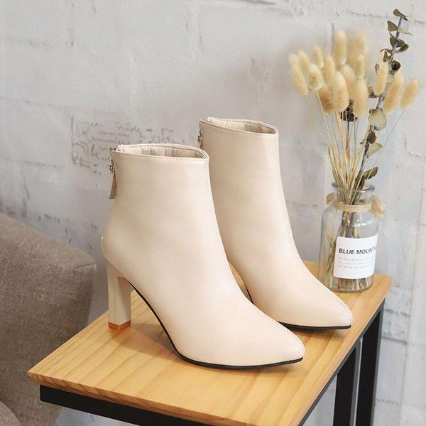 boots 2021 high heel ankle women autumn fashion rubber soles black comfortable beige for
boots 2021 high heel ankle women autumn fashion rubber soles black comfortable beige for