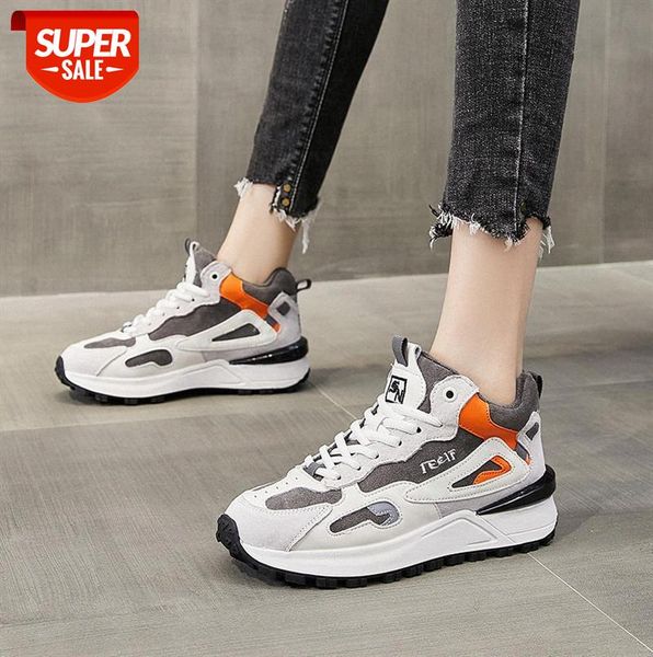 genuine leather old shoes women women's korean casual all-match student running thick-soled sports #bt8m, Black
genuine leather old shoes women women's korean casual all-match student running thick-soled sports #bt8m, Black