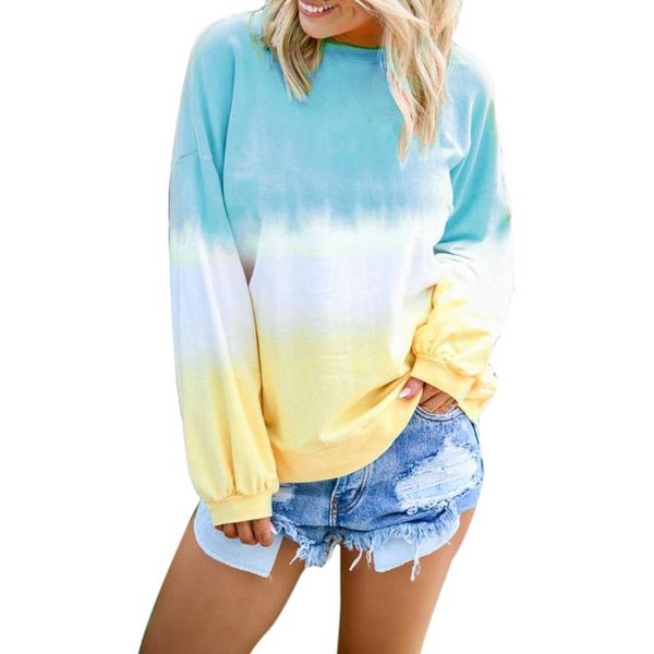 women's hoodies & sweatshirts casual o-neck gradient contrast long sleeve pullover sweatshirt for winter autumn female sudadera mujer, Black
women's hoodies & sweatshirts casual o-neck gradient contrast long sleeve pullover sweatshirt for winter autumn female sudadera mujer, Black