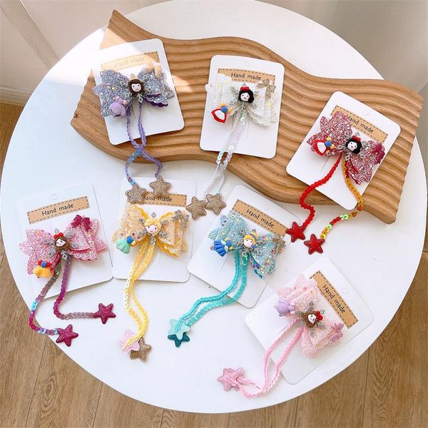 hair accessories sequin tassel glitter bows for girls cute cartoon princess hairpin sparkly layered bowknot hairgrip barrettes kids headwear, Slivery;white
hair accessories sequin tassel glitter bows for girls cute cartoon princess hairpin sparkly layered bowknot hairgrip barrettes kids headwear, Slivery;white