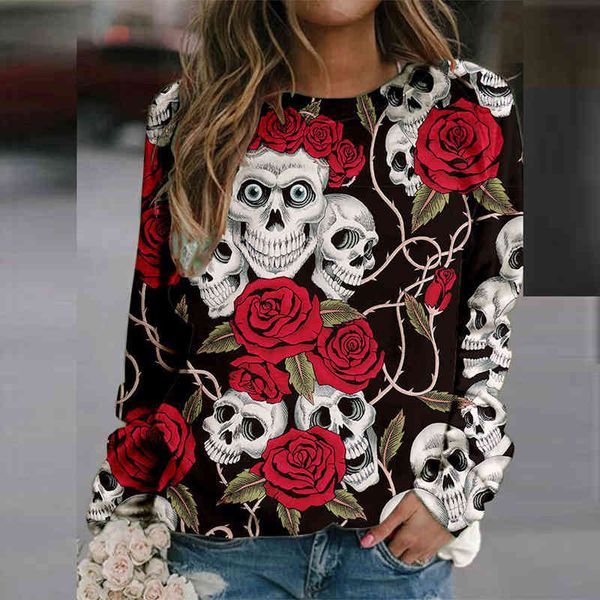 women hoodie halloween pattern blouse 2021 new fashion casual o-neck print ladies street shirt vintage long sleeve loose pullover a823, Black
women hoodie halloween pattern blouse 2021 new fashion casual o-neck print ladies street shirt vintage long sleeve loose pullover a823, Black