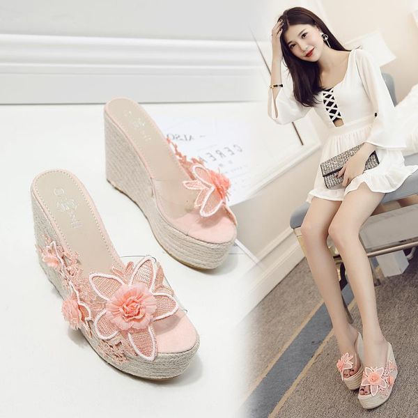camellia open toe sandals women platform shoes appliques sweet wedges super high heels transparent sandalia feminina 2021, Black
camellia open toe sandals women platform shoes appliques sweet wedges super high heels transparent sandalia feminina 2021, Black