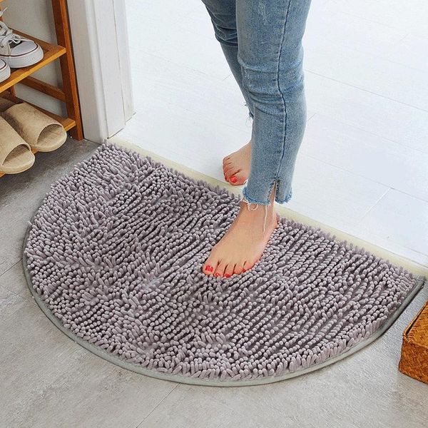 cushion/decorative pillow quality chenille semicircle floor mat solid bedroom bathroom carpet rugs for kitchen toilet non-slip doormat wc su
cushion/decorative pillow quality chenille semicircle floor mat solid bedroom bathroom carpet rugs for kitchen toilet non-slip doormat wc su