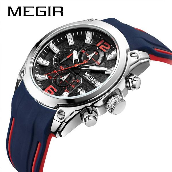 wristwatches megir mens watch chronograph quartz leather waterproof sport clock wristwatch 2063 military, Slivery;brown
wristwatches megir mens watch chronograph quartz leather waterproof sport clock wristwatch 2063 military, Slivery;brown