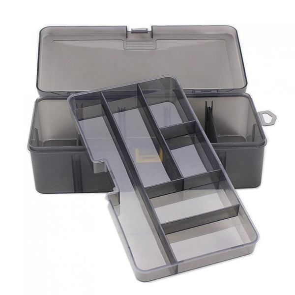 dual layer multifunctional fishing lure hooks tools box durable plastic tackle accessories
dual layer multifunctional fishing lure hooks tools box durable plastic tackle accessories