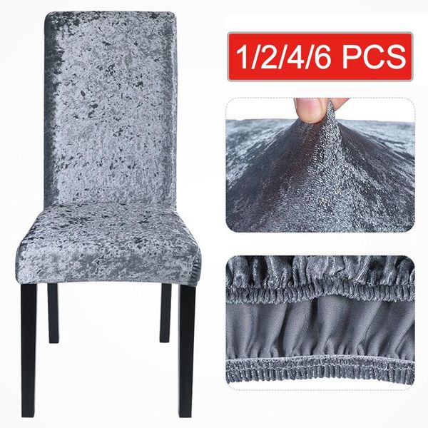 1/2/4/6 pieces velvet fabric shiny chair cover super soft covers big stretch seat case for dining room home decor
1/2/4/6 pieces velvet fabric shiny chair cover super soft covers big stretch seat case for dining room home decor
