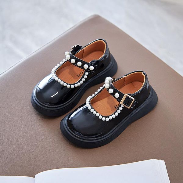 flat shoes girls british princess kids single soft sole children' pearl fashion leather 2021 spring autumn g288, Black;grey
flat shoes girls british princess kids single soft sole children' pearl fashion leather 2021 spring autumn g288, Black;grey