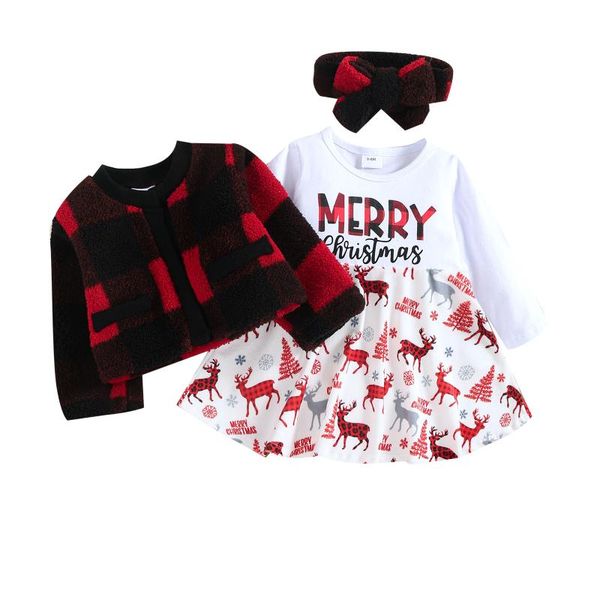 clothing sets baby girl christmas dress, coat suit, long sleeve round neck elk midi plaid velvet cardigan + headband, White
clothing sets baby girl christmas dress, coat suit, long sleeve round neck elk midi plaid velvet cardigan + headband, White