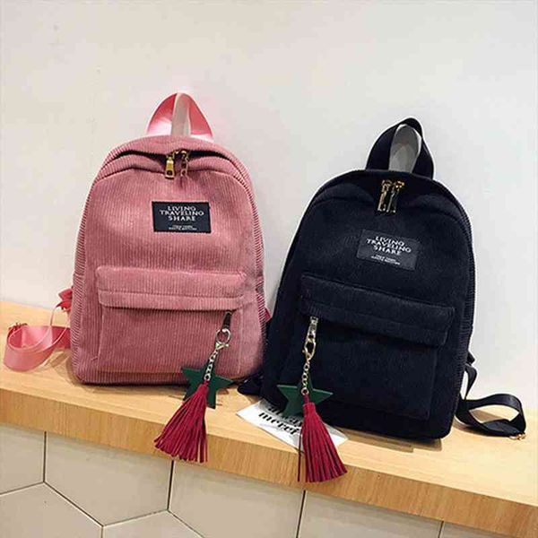 women backpacks school soulder bag with tassel corduroy backpack female notebook bags for girls preppy style knapsack dropship
women backpacks school soulder bag with tassel corduroy backpack female notebook bags for girls preppy style knapsack dropship