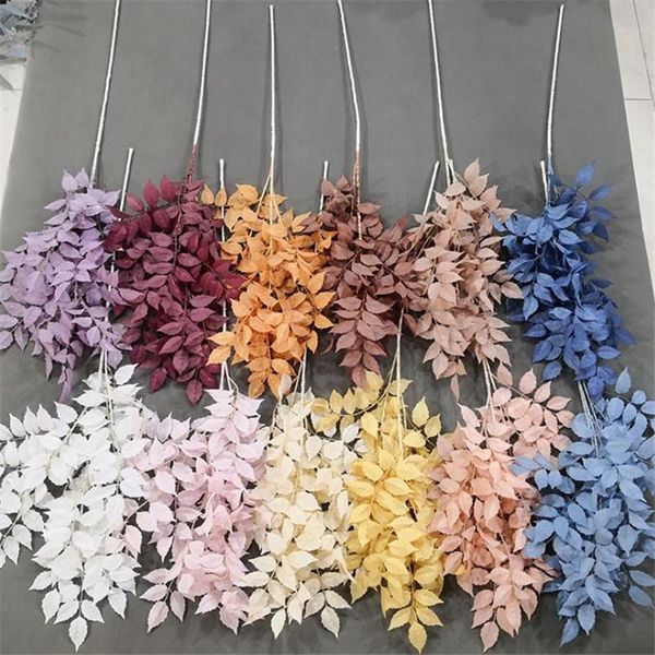 one fake long stem trumpet leaf (3 stems/piece) 42.52" length simulation autumn banyan for wedding home decorative plant flowers & wrea
one fake long stem trumpet leaf (3 stems/piece) 42.52" length simulation autumn banyan for wedding home decorative plant flowers & wrea
