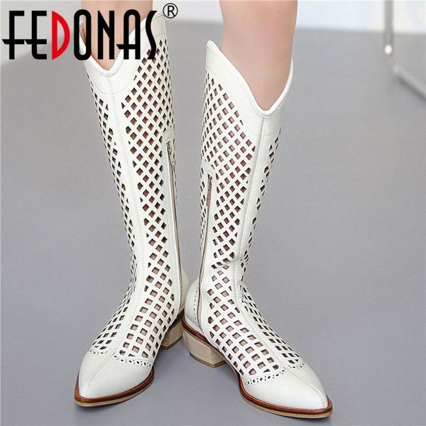 boots fedonas side zipper knee for women wide leg spring thick heels bots grnuine leather working slim long shoes1, Black
boots fedonas side zipper knee for women wide leg spring thick heels bots grnuine leather working slim long shoes1, Black