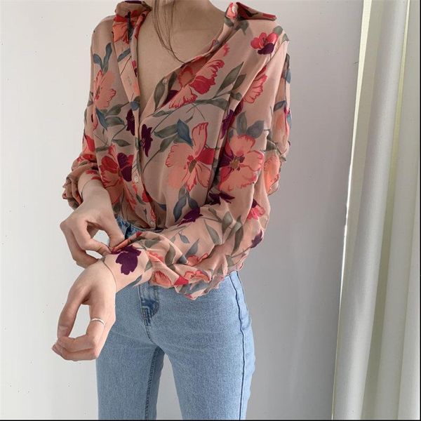 womens blouses gentle chiffon thin summer brief print cute sweet chic large size casual floral all match stylish, White
womens blouses gentle chiffon thin summer brief print cute sweet chic large size casual floral all match stylish, White