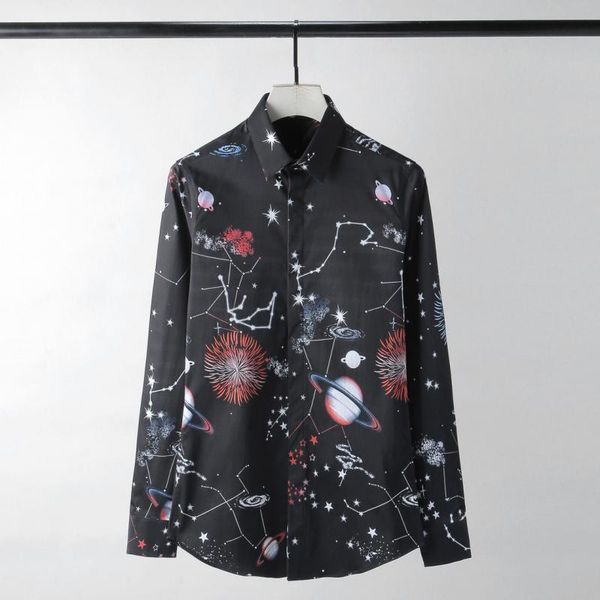 digital printing men shirt 100% cotton colorized constellation printed long sleeve man shirts slim fit mens dress men's casual, White;black
digital printing men shirt 100% cotton colorized constellation printed long sleeve man shirts slim fit mens dress men's casual, White;black