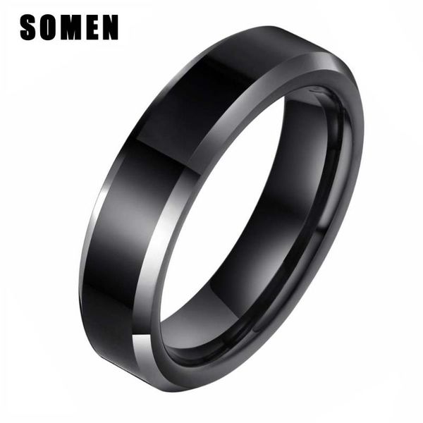 black 6mm titanium rings wedding engagement band ring comfort fit matte finish men fashion jewelry sizes 4-13, Slivery;golden
black 6mm titanium rings wedding engagement band ring comfort fit matte finish men fashion jewelry sizes 4-13, Slivery;golden