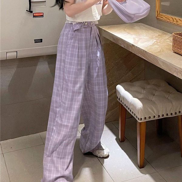 women's pants & capris fashion purple plaid soft kawaii y2k loose high waist wide leg trouser suits sweatpants woman clothes, Black;white
women's pants & capris fashion purple plaid soft kawaii y2k loose high waist wide leg trouser suits sweatpants woman clothes, Black;white