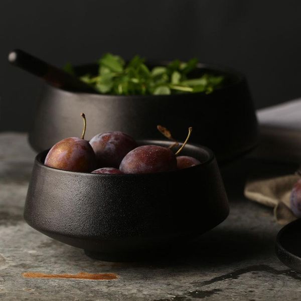 bowls creative personality household soup bowl rice japanese tableware black 5-inch tall anti-scald noodle lb72705
bowls creative personality household soup bowl rice japanese tableware black 5-inch tall anti-scald noodle lb72705