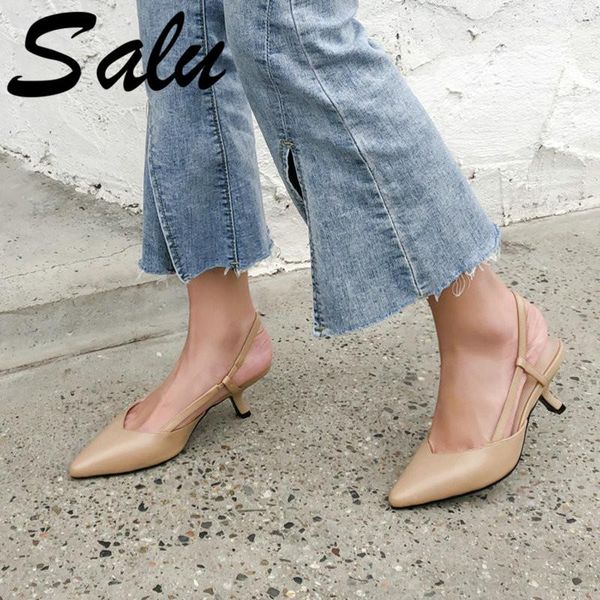salu high thin heels sandals for woman basic model genuine leather casual 35-40 size women pointed toe, Black
salu high thin heels sandals for woman basic model genuine leather casual 35-40 size women pointed toe, Black