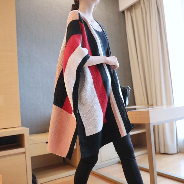 women's sweaters superaen contrasting cardigan jacket knitted 2021 autumn winter long plus size loose slim sweater, White;black
women's sweaters superaen contrasting cardigan jacket knitted 2021 autumn winter long plus size loose slim sweater, White;black