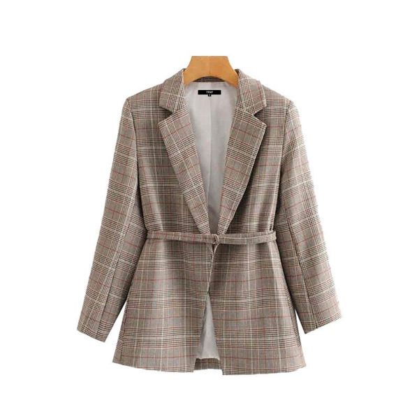 women's suits & blazers plaid blazer suit women vintage stylish office wear lace fashion long sleeve with belt female outerwear chic, White;black
women's suits & blazers plaid blazer suit women vintage stylish office wear lace fashion long sleeve with belt female outerwear chic, White;black