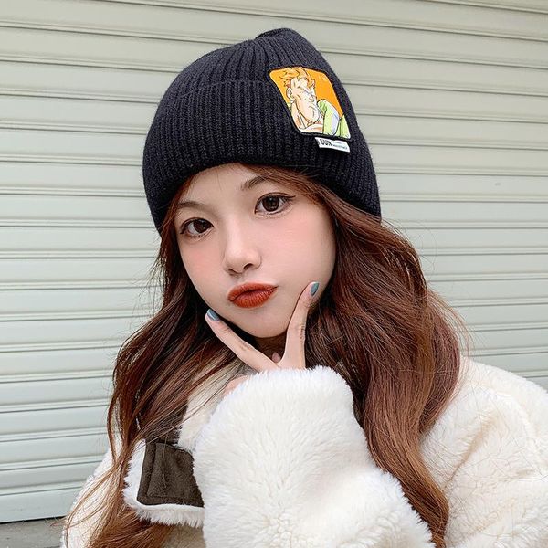 beanies knitted woolen hat women's autumn and winter style korean fashion labeling warm cap
beanies knitted woolen hat women's autumn and winter style korean fashion labeling warm cap