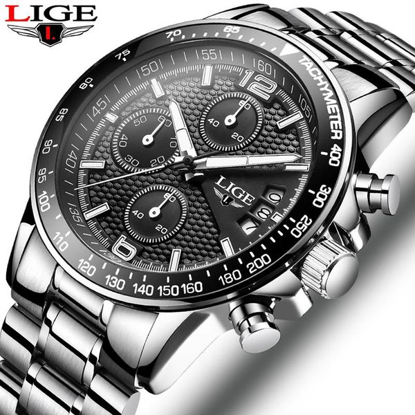 wristwatches 2021 lige mens watches satch sports waterproof quartz watch man fashion business clock relogio masculino, Slivery;brown
wristwatches 2021 lige mens watches satch sports waterproof quartz watch man fashion business clock relogio masculino, Slivery;brown