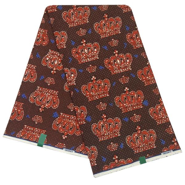 ribbon printed fabric african real wax 6yards/lot imperial crown pattern d, Pink;blue
ribbon printed fabric african real wax 6yards/lot imperial crown pattern d, Pink;blue