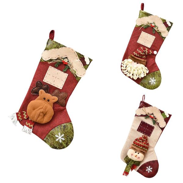 christmas decorations sock ornament santa claus/ snowman/ elk patterns candy bag festival for home decor kid's gifts bags
christmas decorations sock ornament santa claus/ snowman/ elk patterns candy bag festival for home decor kid's gifts bags