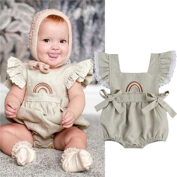 jumpsuits 0-24m born baby girls boys bodysuits rainbow print lace ruffles short sleeve backless, Blue
jumpsuits 0-24m born baby girls boys bodysuits rainbow print lace ruffles short sleeve backless, Blue