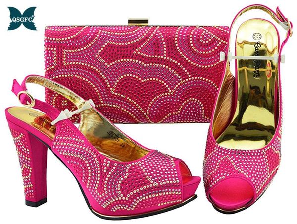 dress shoes latest fuchsia color shoe and bag italian design set decorated with rhinestone african wedding nigerian women, Black
dress shoes latest fuchsia color shoe and bag italian design set decorated with rhinestone african wedding nigerian women, Black
