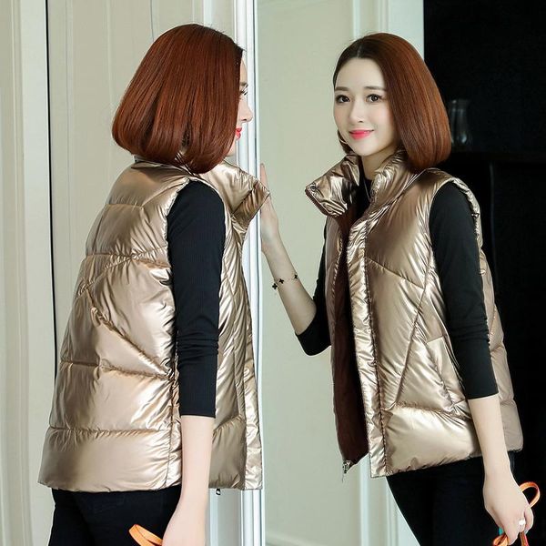 women's vests autumn winter vest women waistcoat 2021 female shinny patchwork sleeveless jacket hooded warm short coat, Black;white
women's vests autumn winter vest women waistcoat 2021 female shinny patchwork sleeveless jacket hooded warm short coat, Black;white