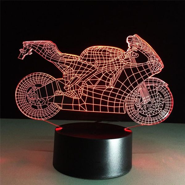 night lights motorcycle led 3d optical illusion light action figure 7 colors touch table lamp for home decoration
night lights motorcycle led 3d optical illusion light action figure 7 colors touch table lamp for home decoration