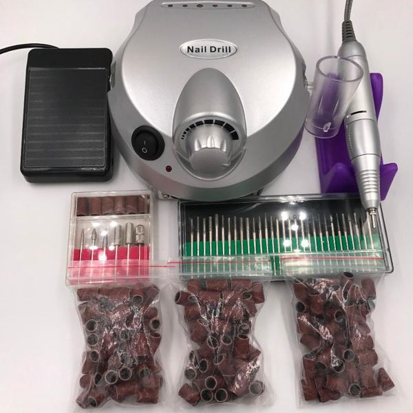 professional electric nail drill file manicure kit 220v art tools for gel 7colors choose equipment, Silver
professional electric nail drill file manicure kit 220v art tools for gel 7colors choose equipment, Silver