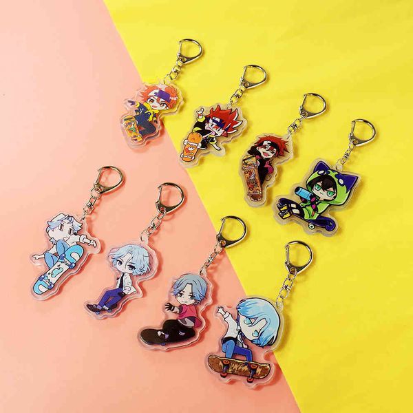 anime sk8 the infinity cosplay reki snow miya cheery blossom keychain car bag pendant cute fans collection props, Silver
anime sk8 the infinity cosplay reki snow miya cheery blossom keychain car bag pendant cute fans collection props, Silver