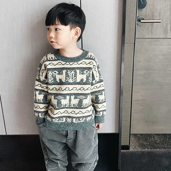 2021 winter boys knitted sweater camel print kids clothes teens fashion warm pullovers knit coats 2-12 elder children's clothing y1024, Blue
2021 winter boys knitted sweater camel print kids clothes teens fashion warm pullovers knit coats 2-12 elder children's clothing y1024, Blue