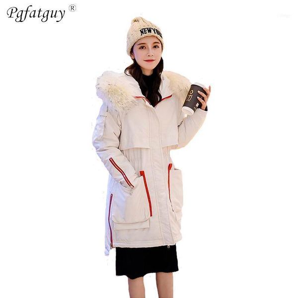 women's down & parkas 2021 fashion large fur collar hooded chains spliced jackets coats winter warm cotton padded long outwear1, Black
women's down & parkas 2021 fashion large fur collar hooded chains spliced jackets coats winter warm cotton padded long outwear1, Black