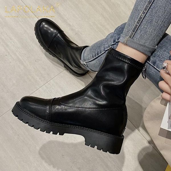 boots lapolaka 2021 brand zipper comfortable dropship platform ankle shoes thick bottom autumn winter women, Black
boots lapolaka 2021 brand zipper comfortable dropship platform ankle shoes thick bottom autumn winter women, Black