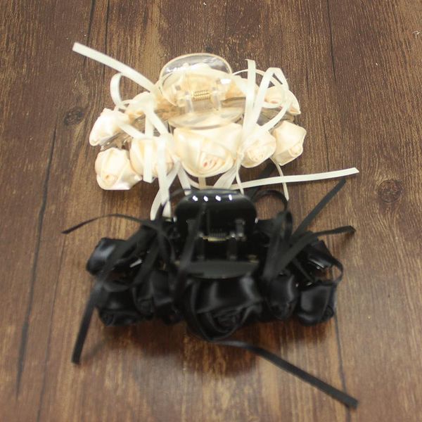 hair clips & barrettes korean white black large elegant ribbon roses hairpins barrette crab headwear for women accessories, Golden;silver
hair clips & barrettes korean white black large elegant ribbon roses hairpins barrette crab headwear for women accessories, Golden;silver