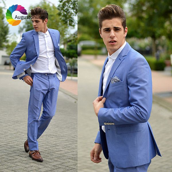 men's suits & blazers blue wedding men slim fit groom wear tuxedos prom 2 pieces (jacket+pants) bridegroom man blazer costume, White;black
men's suits & blazers blue wedding men slim fit groom wear tuxedos prom 2 pieces (jacket+pants) bridegroom man blazer costume, White;black