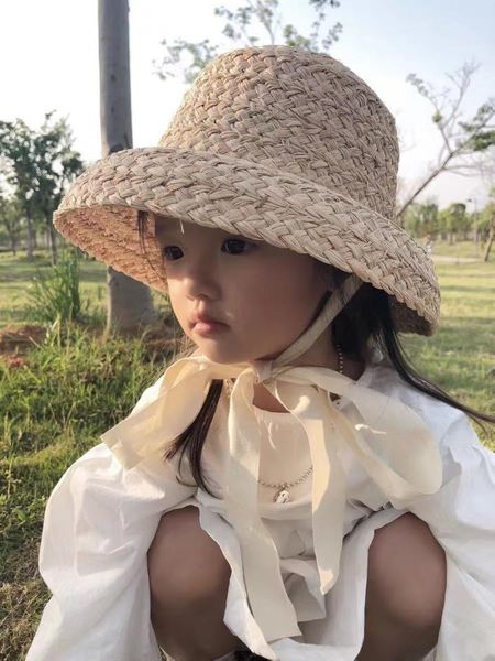 wide brim hats children hand-knitted raffia retro flat sun girls and boys summer travel sunscreen vacation straw hat with lacing s1161, Blue;gray
wide brim hats children hand-knitted raffia retro flat sun girls and boys summer travel sunscreen vacation straw hat with lacing s1161, Blue;gray