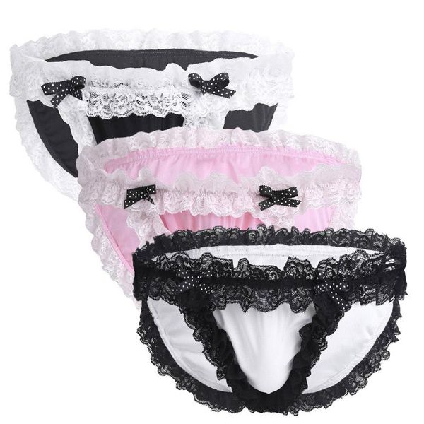 underpants mens satin underwear briefs men ultra thin comfortable panties low rise male mini underpant bikini 1pc exotic accessories, Black;white 
underpants mens satin underwear briefs men ultra thin comfortable panties low rise male mini underpant bikini 1pc exotic accessories, Black;white