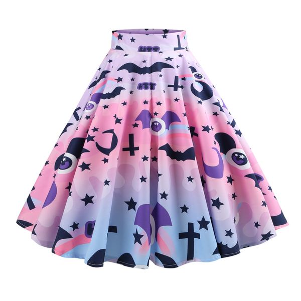 retro ghost bat print halloween skirt 50s high waist hepburn vintage christmas jurken long cotton a-line party womens clothing, Black
retro ghost bat print halloween skirt 50s high waist hepburn vintage christmas jurken long cotton a-line party womens clothing, Black