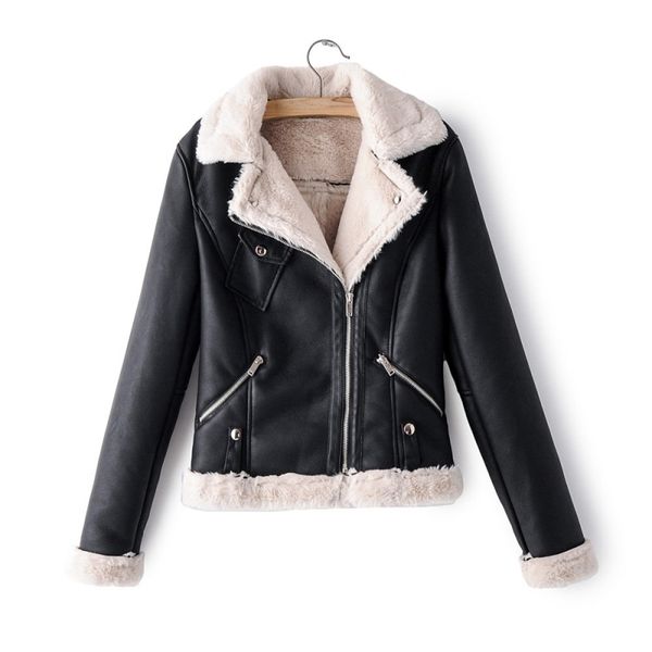 vintage women short jackets winter ladies fur collar coats female fashion pu leather jacket black cool girls coat 210427
vintage women short jackets winter ladies fur collar coats female fashion pu leather jacket black cool girls coat 210427