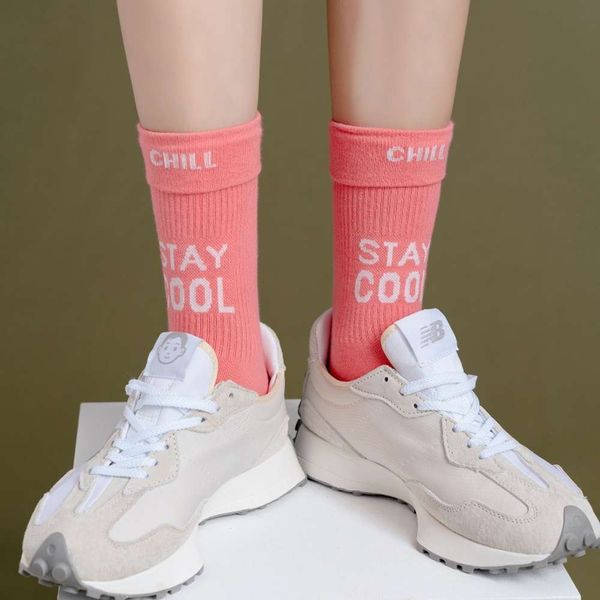 national fashion designer medium tube socks men's and women's same street solid color letter sports, Black
national fashion designer medium tube socks men's and women's same street solid color letter sports, Black