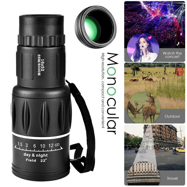 telescope & binoculars durable 16x52 monocular with 66m/8000m magnification dual focus zoom optic lens for outdoor watching hunting camping
telescope & binoculars durable 16x52 monocular with 66m/8000m magnification dual focus zoom optic lens for outdoor watching hunting camping
