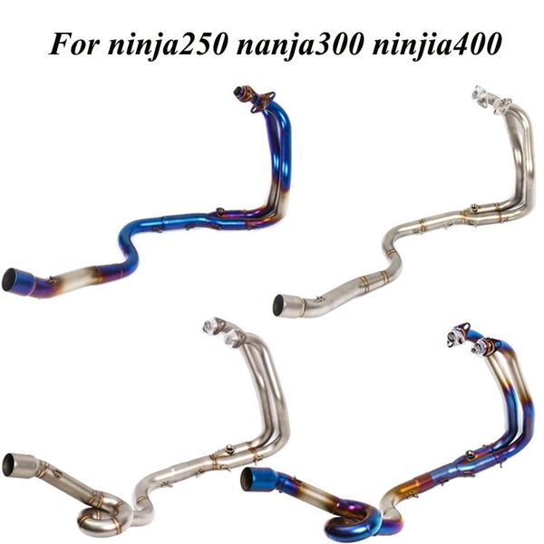 motorcycle exhaust system for ninja250 nanja300 ninjia400 muffler contact middle pipe ninja 250r 250 300 400 front
motorcycle exhaust system for ninja250 nanja300 ninjia400 muffler contact middle pipe ninja 250r 250 300 400 front