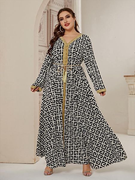 abaya long spring large womens dresses plus size fashion elegant stitching ramadan maxi dress, Black;gray
abaya long spring large womens dresses plus size fashion elegant stitching ramadan maxi dress, Black;gray