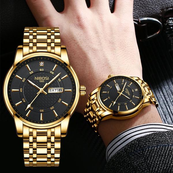 wristwatches nibosi fashion special men watches sports chronograph waterproof luxury quartz watch men's clock relogio masculino, Slivery;brown
wristwatches nibosi fashion special men watches sports chronograph waterproof luxury quartz watch men's clock relogio masculino, Slivery;brown